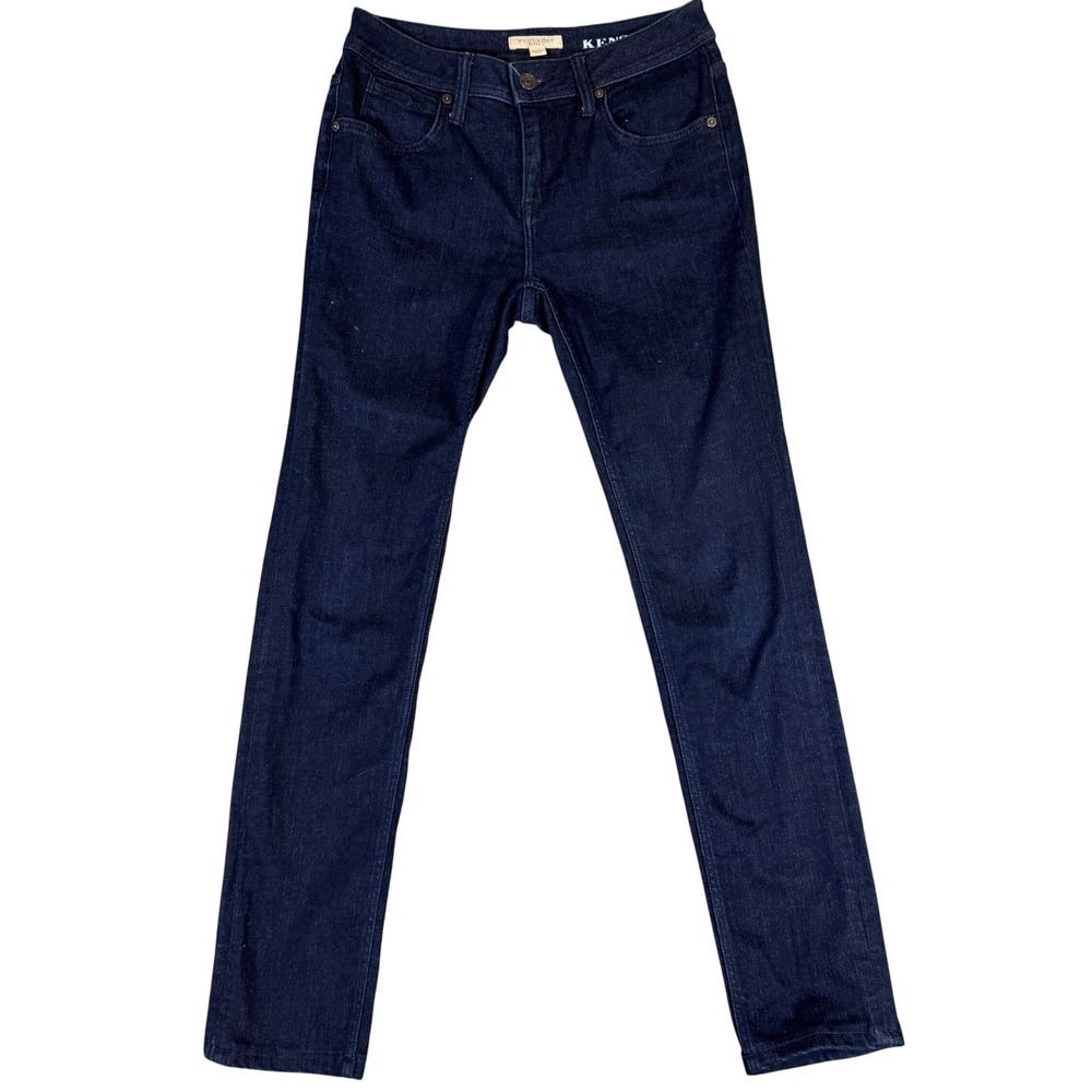 Burberry Brit Kensington Slim Fit Jeans Dark Indigo Stretch Denim Size 27